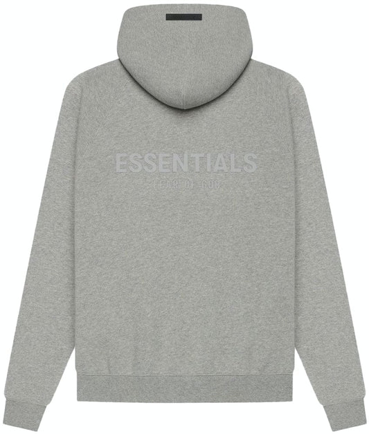 ESSENTIALS FOG HOODIE 2021 DARK HEATHER OATMEAL