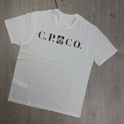 CP Company Printed T-Shirt - White