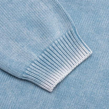 Faded Cotton Crew - Blue