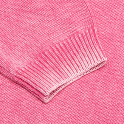 Faded Cotton Crew - Pink