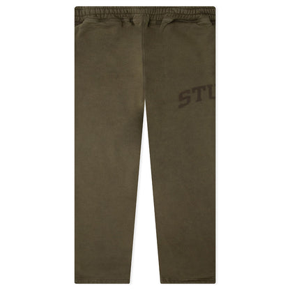 Faded Graphic Fleece Pant - Olive