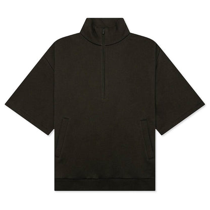 3/4 Half Zip - Off Black