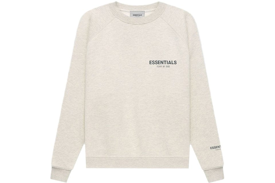 ESSENTIALS FOG CORE COLLECTION CREWNECK LIGHT HEATHER OATMEAL