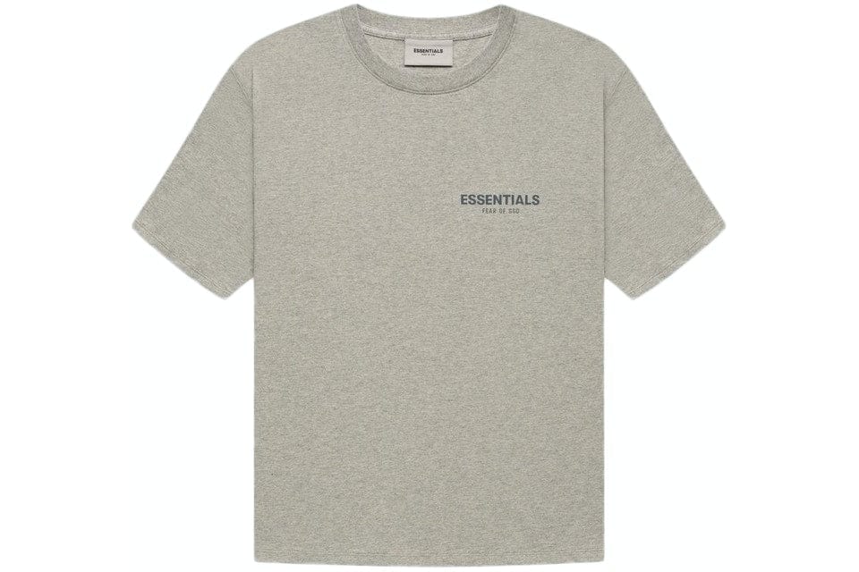 ESSENTIALS FOG CORE COLLECTION T-SHIRT DARK HEATHER OATMEAL