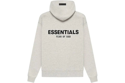 ESSENTIALS FOG HOODIE LIGHT HEATHER OATMEAL SS22