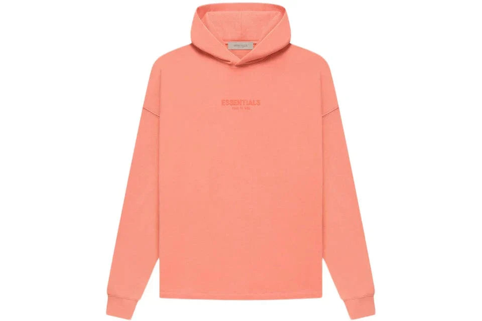 ESSENTIALS FOG RELAXED HOODIE CORAL