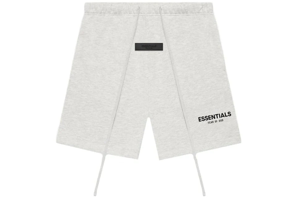ESSENTIALS FOG SWEAT SHORTS LIGHT HEATHER OATMEAL SS22