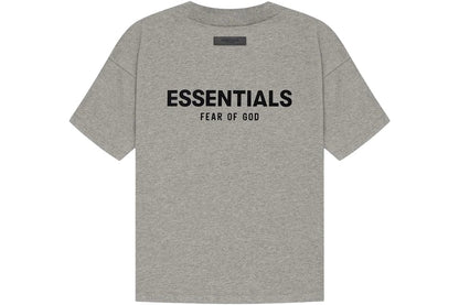 ESSENTIALS FOG T-SHIRT DARK HEATHER OATMEAL SS22