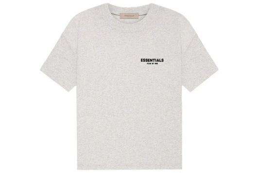 ESSENTIALS FOG T-SHIRT LIGHT HEATHER OATMEAL SS22