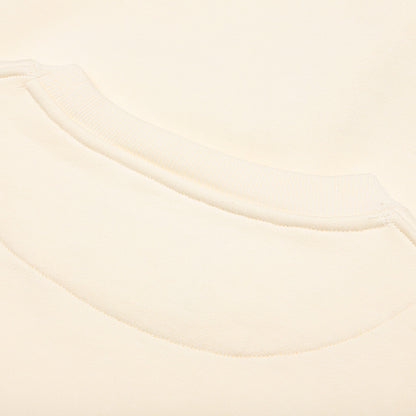 Academy Crewneck - Cannoli Cream/Gold Flame