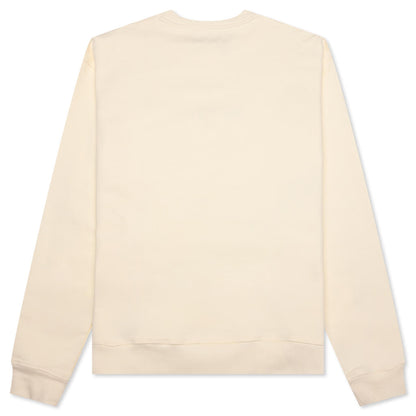 Academy Crewneck - Cannoli Cream/Gold Flame