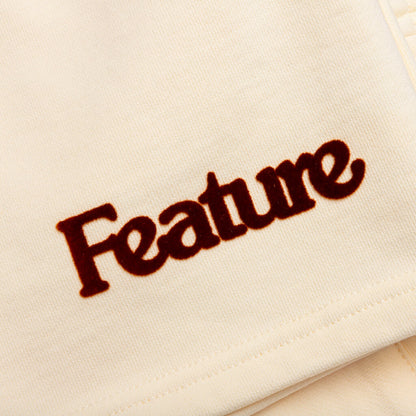 Academy Short - Cannoli Cream/Gold Flame