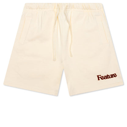 Academy Short - Cannoli Cream/Gold Flame