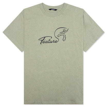 Cowboy Tee - Oil Green