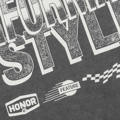 Feature x Honor The Gift Precision Graphic Tee - Faded Black