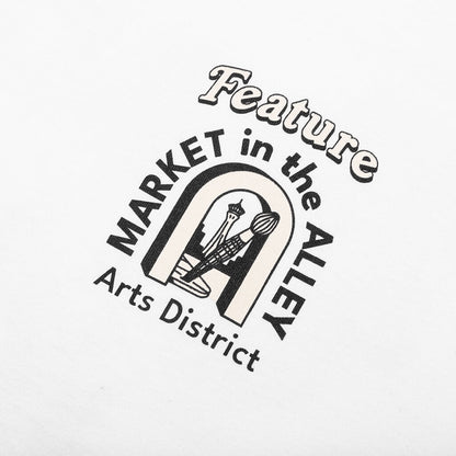 Feature x Market in the Alley Tee - White