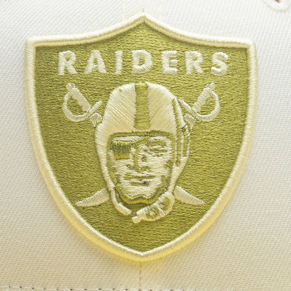 Feature x New Era 59FIFTY Fitted Las Vegas Raiders - Chrome White/Soft Yellow