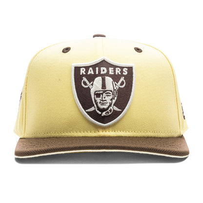 Feature x New Era 59FIFTY Fitted Las Vegas Raiders - Soft Yellow/Walnut