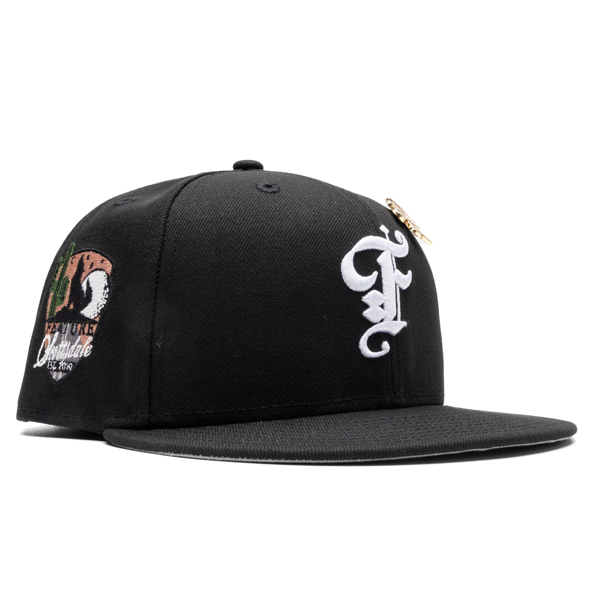 Feature x New Era 59FIFTY Fitted Old English F Scottsdale - Black/White