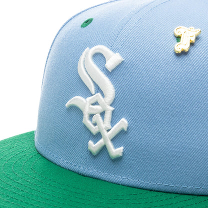 Feature x New Era "Earth" Chicago White Sox Fitted - Birdseye Blue/Kelly Green