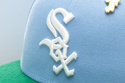 Feature x New Era "Earth" Chicago White Sox Fitted - Birdseye Blue/Kelly Green
