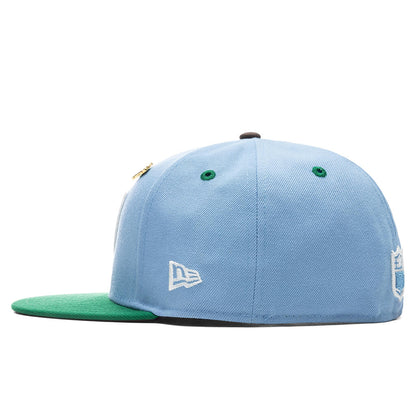 Feature x New Era "Earth" Las Vegas Raiders Fitted - Birdseye Blue/Kelly Green