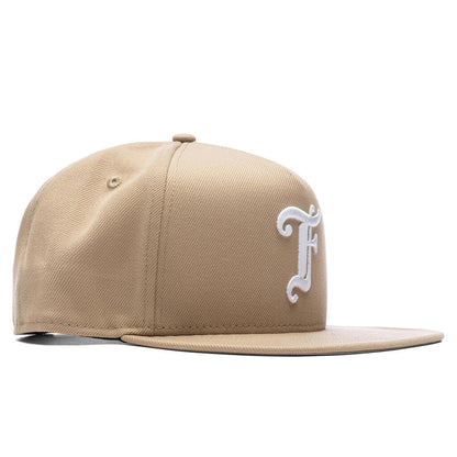 Feature x New Era 9Fifty A-Frame Old English F Snapback - Camel