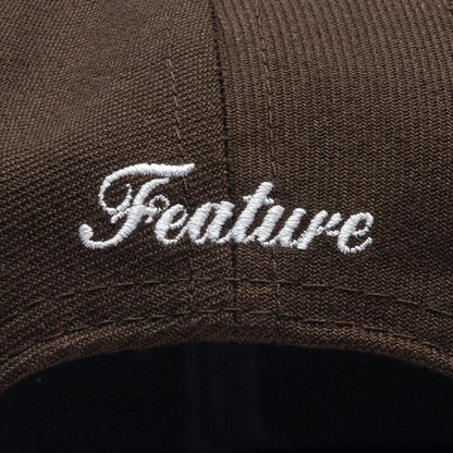 Feature x New Era 9Fifty A-Frame Old English F Snapback - Walnut