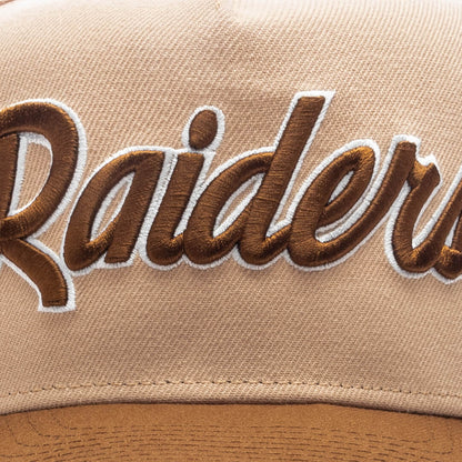 Feature x New Era 9Fifty A-Frame Snapback Las Vegas Raiders - Chrome/Pecan