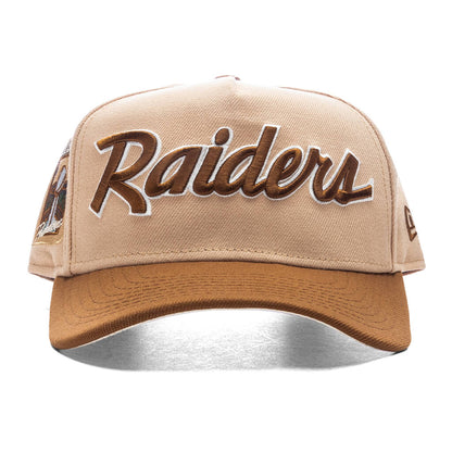 Feature x New Era 9Fifty A-Frame Snapback Las Vegas Raiders - Chrome/Pecan