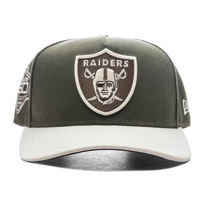 Feature x New Era 9Fifty A-Frame Snapback Las Vegas Raiders - Olive/Stone