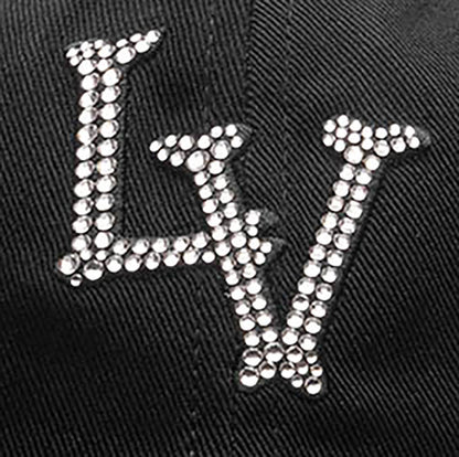 FEATURE x '47 Brand x Swarovski 'LV' Bones - Black