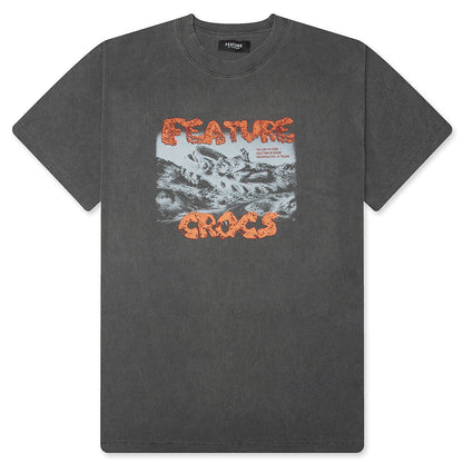 FEATURE x Crocs Valley of Crocs Tee - Pigment Black