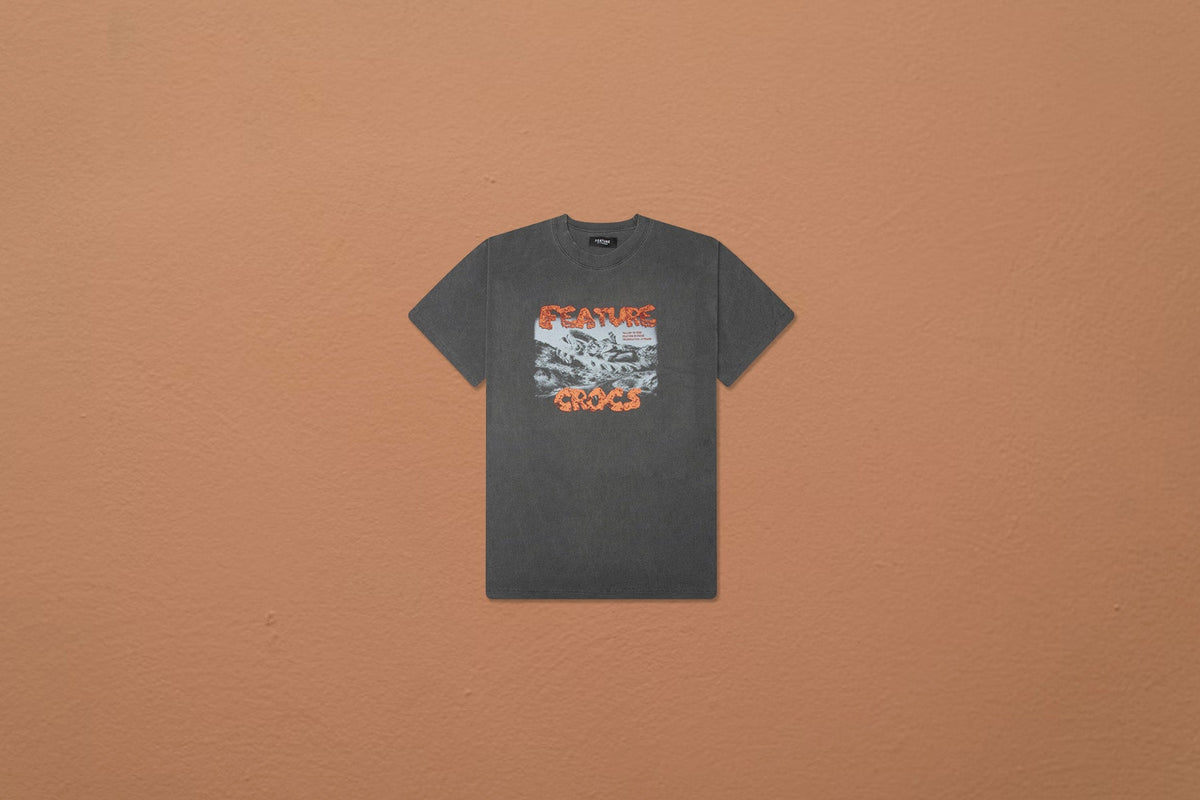 FEATURE x Crocs Valley of Crocs Tee - Pigment Black