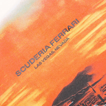 Ferrari Race Desert Sun Las Vegas Tee - Alpine Snow