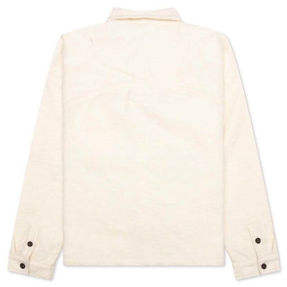 Floral Cover Shirt - Cream