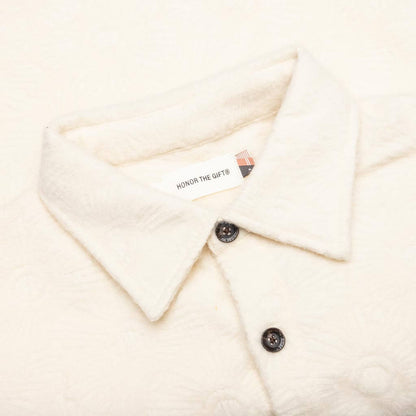 Floral Cover Shirt - Cream