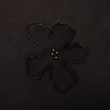 Flower Patch Hoodie - Aged Black