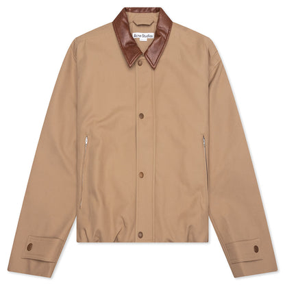 Twill Jacket - Khaki Beige