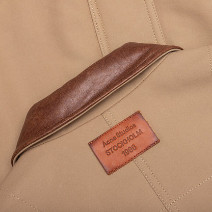 Twill Jacket - Khaki Beige