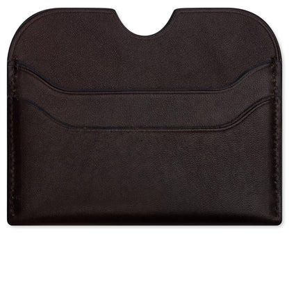 Slim Leather Card Holder Fn-Ux-Slgs000287 - Dark Brown