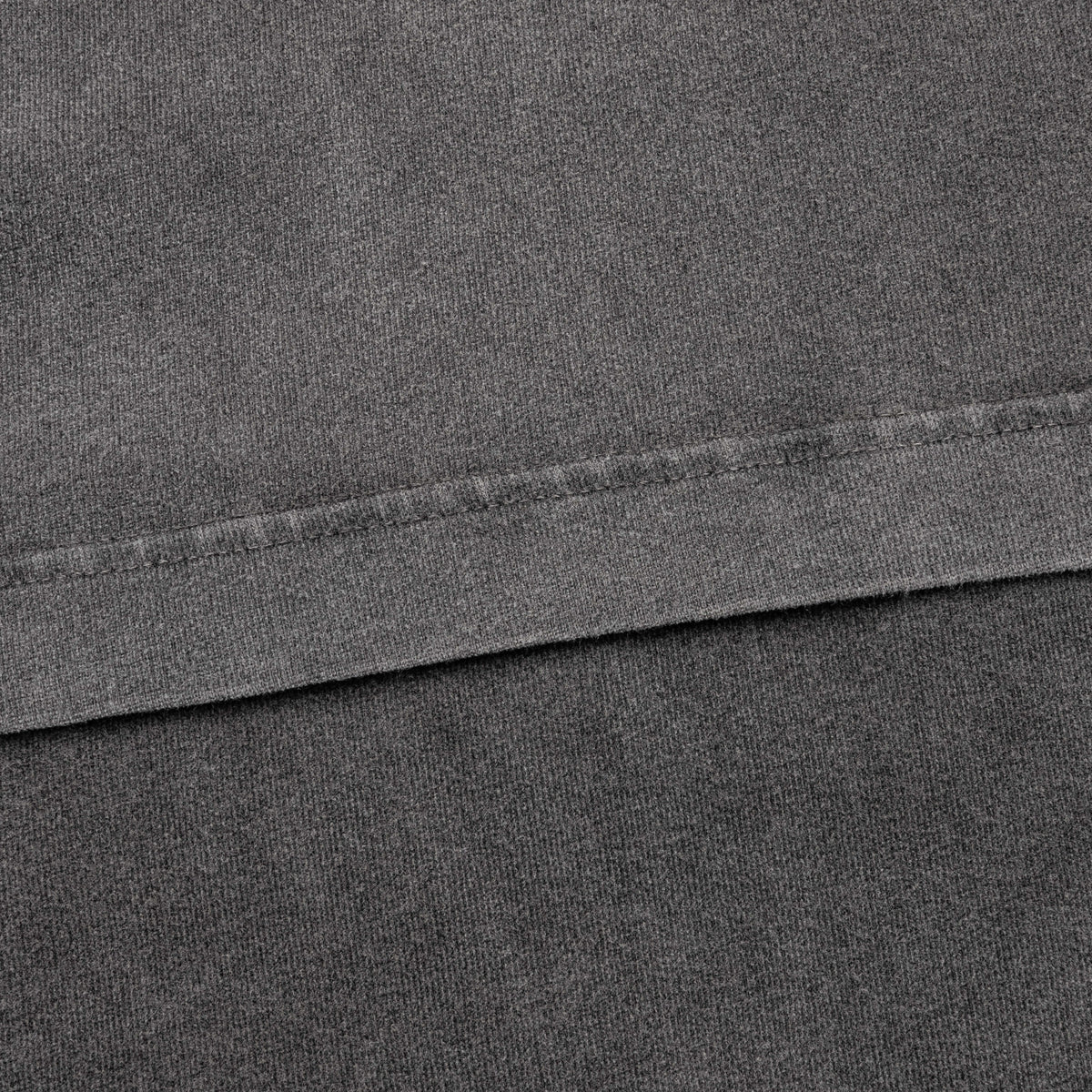 Garment Dyed Crew Neck T-Shirt Fn-Ux-Tshi000018 - Faded Black