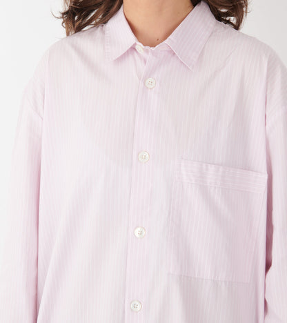 Pyjamas Relaxed Long Shirt Rosa Stripes