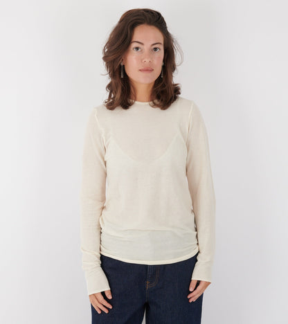 Gentle Long Sleeve Pure Ecru