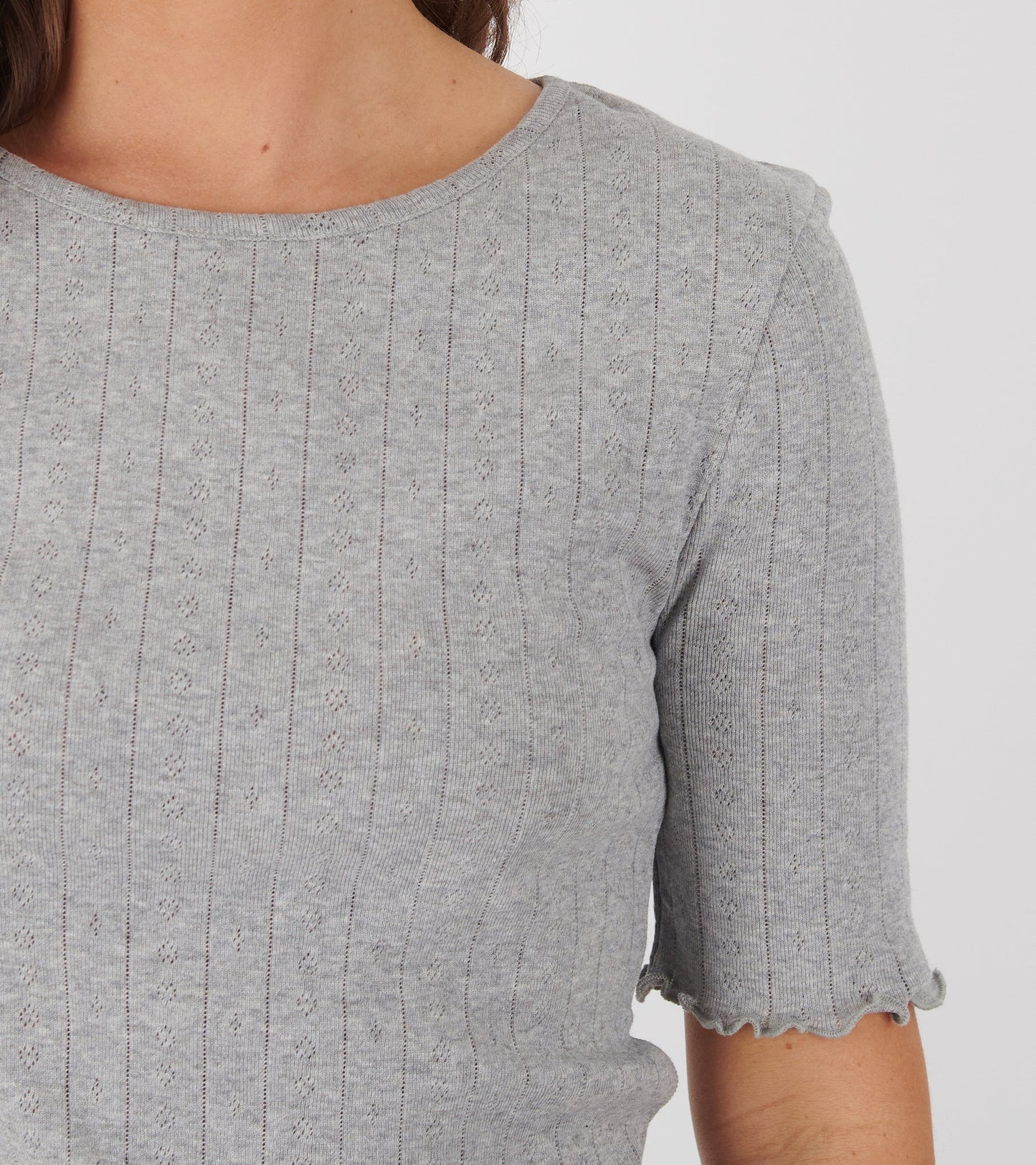 Edie Tee Grey Melange