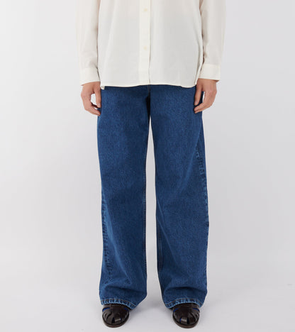 Willow Wide Jeans Mid Blue