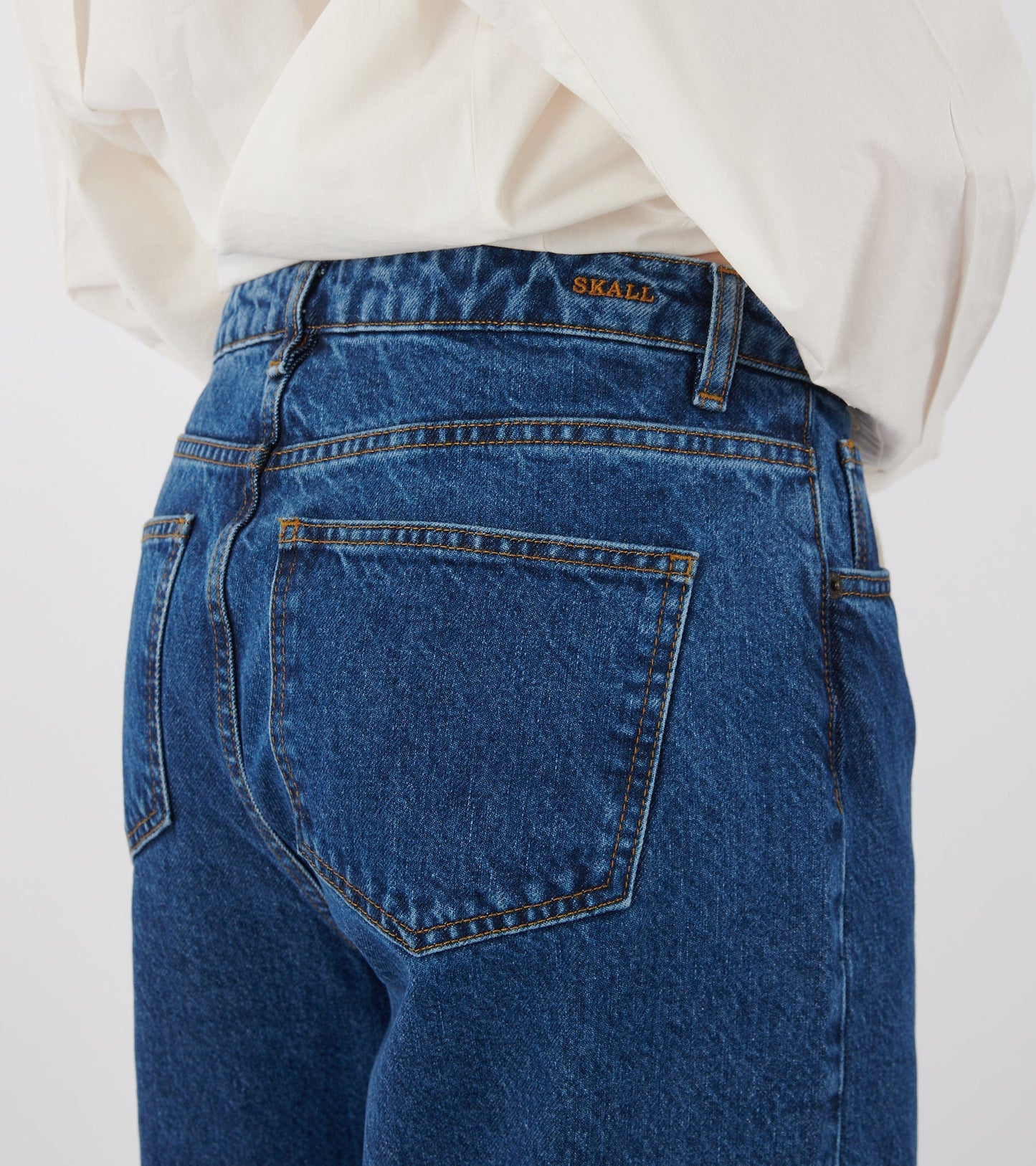 Willow Wide Jeans Mid Blue