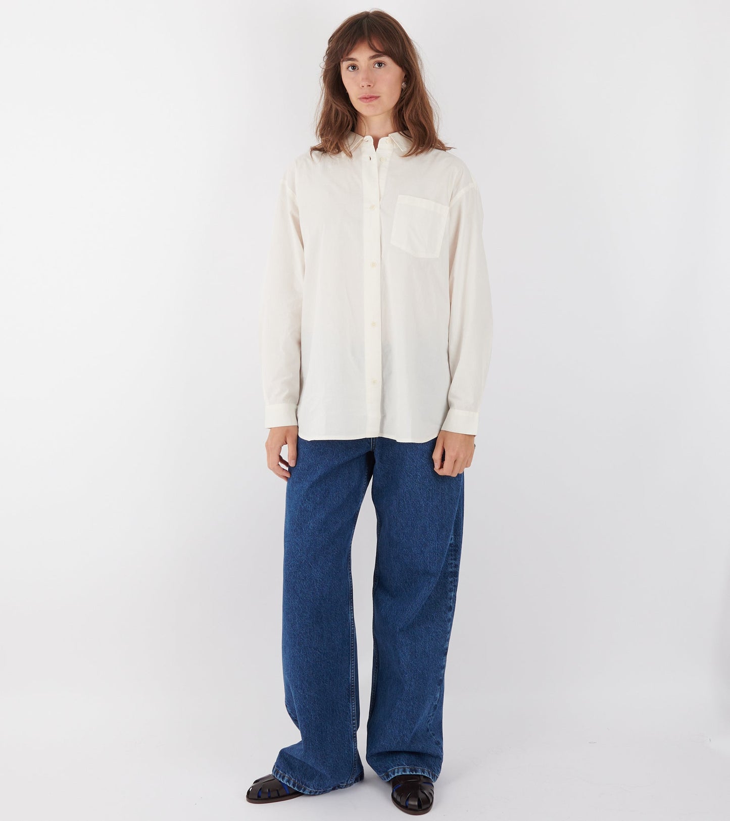 Willow Wide Jeans Mid Blue