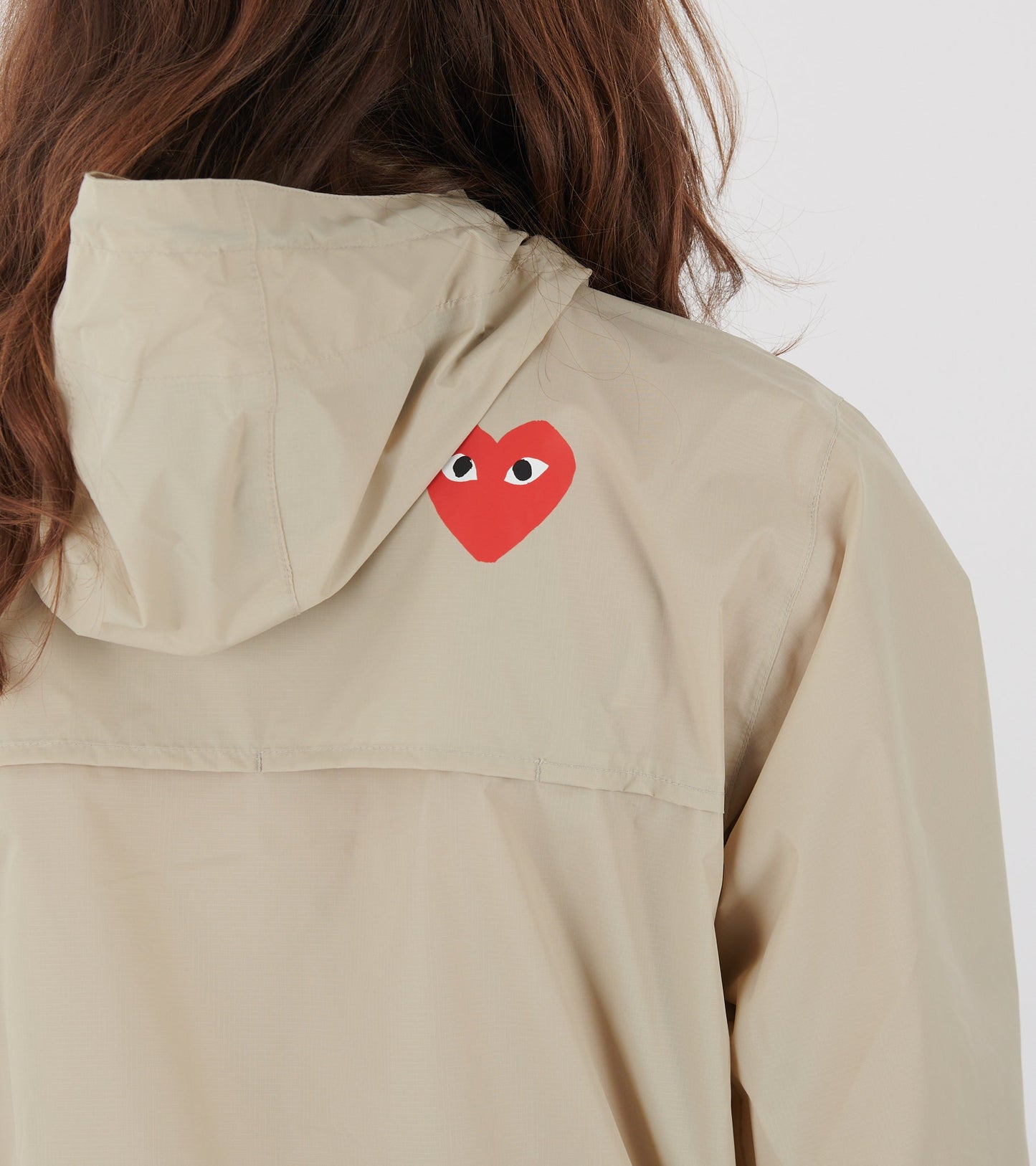 K-WAY Packable Half Zip Anorak Beige