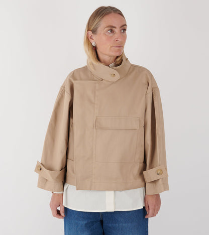Water Resistant Jacket Cool Beige